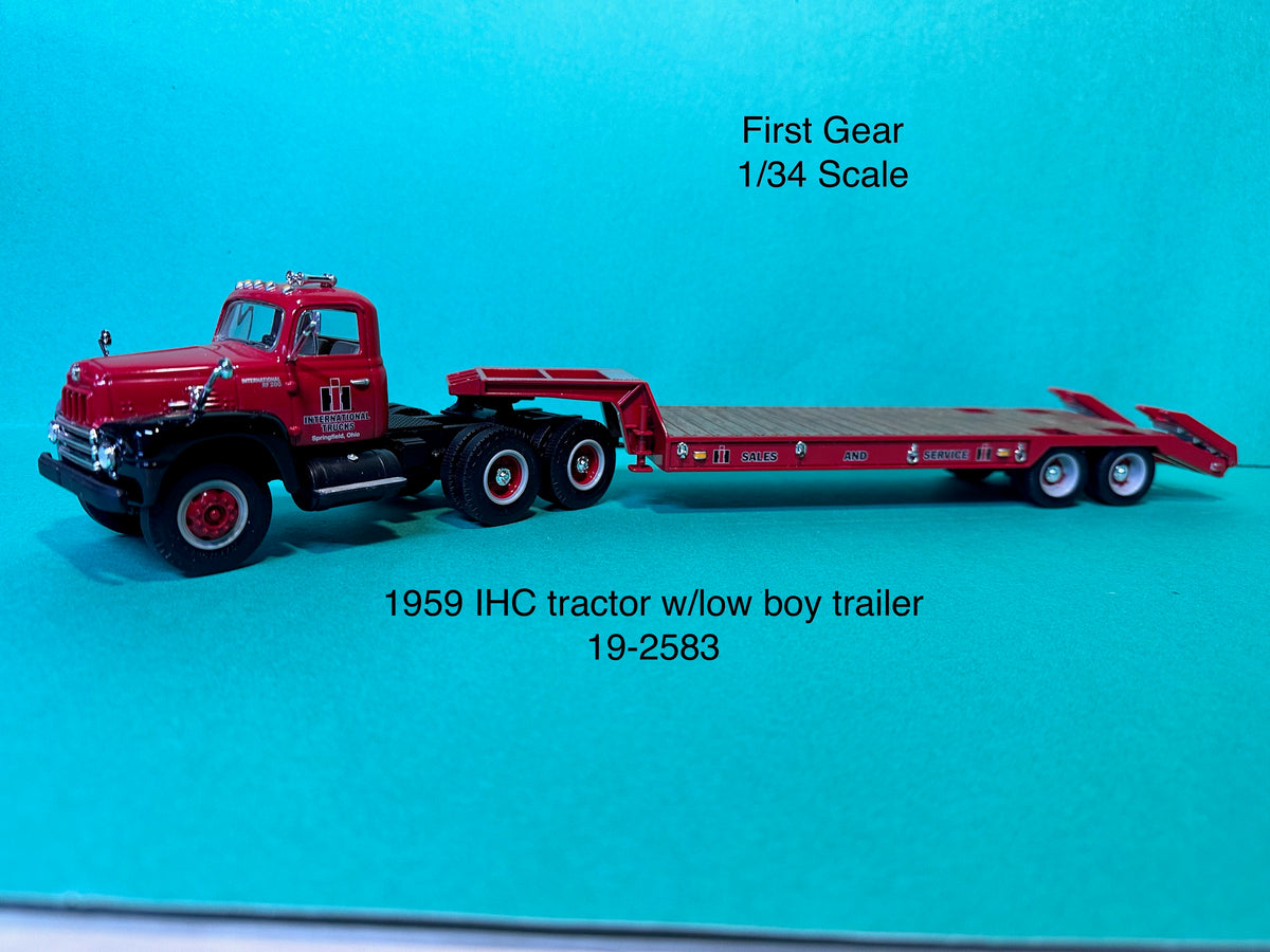 First Gear 1959 International Tractor w/ Lowboy Trailer The Cape Cod Store