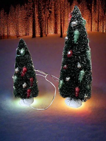 Department 56 Lighted Ornament Trees