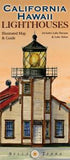 California and Hawaii Lighthouses Map