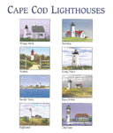 Cape Cod Lighthouses Notecards by Marsha York