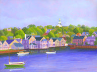 "Nantucket Harbor" by C Barry Hills