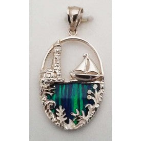 Boat and Lighthouse Necklace