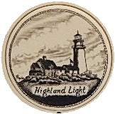 Scrimshaw Highland (Cape Cod) Lighthouse Magnet