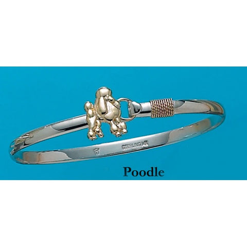 Poodle Bangle Bracelet