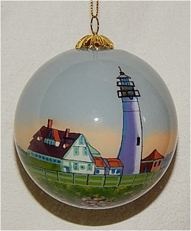 Portland Head, ME Lighthouse Ornament by Marsha York