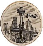 Scrimshaw Seattle Magnet