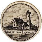 Scrimshaw West Chop Lighthouse Magnet