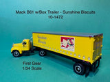 First Gear 1960 Mack B-61 Tractor & Trailer Sunshine Biscuits