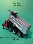 First Gear Mack Granite Heavy Duty Dump Truck McLain Gallion