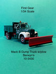 First Gear 1960 Mack B-Model Short Dump Truck w/ Plow Berwyn's