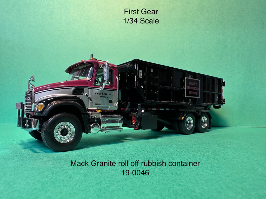 First Gear Mack Granite Roll-off Refuse Truck – The Cape Cod Store