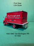 First Gear 1952 GMC Dry Goods Van Burlington Transportation Co