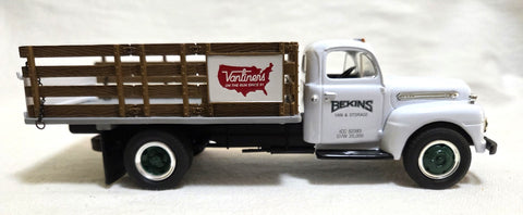 First Gear 1951 Ford F-6 Full Rack Stake Truck Bekins