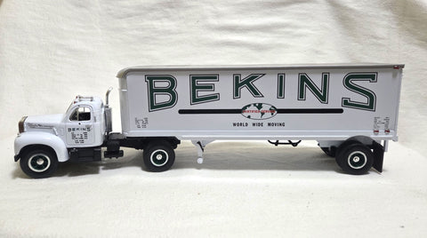 First Gear 1960 Mack Model B-61 Tractor Trailer Bekins