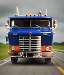 First Gear 1953 Kenworth Bull Nose Tractor Trailer Gulf