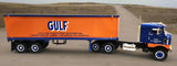 First Gear 1953 Kenworth Bull Nose Tractor Trailer Gulf