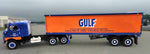 First Gear 1953 Kenworth Bull Nose Tractor Trailer Gulf