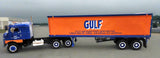 First Gear 1953 Kenworth Bull Nose Tractor Trailer Gulf