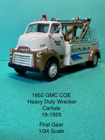 First Gear 1952 GMC Heavy Duty Wrecker Carlisle