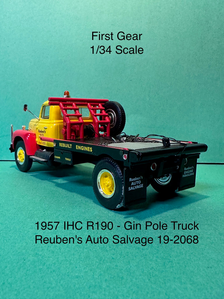 first gear auto First Gear 1957 International Gin Pole/ Winch Truck Reuben's Auto Salv – The Cape Cod Store