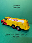 First Gear Mack R-Model Fuel Tanker Shell Oil