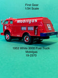 First Gear 1953 White Fuel Tanker Mobilgas