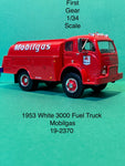 First Gear 1953 White Fuel Tanker Mobilgas