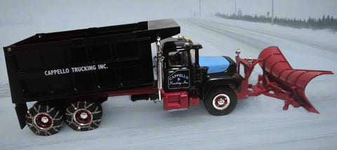 First Gear Mack R-Model Dump Truck w/Plow Cappello Trucking