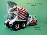 First Gear Mack R-Model Cement Mixer R. Fredrick