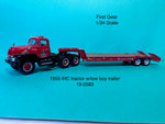 First Gear 1959 International Tractor w/ Lowboy Trailer