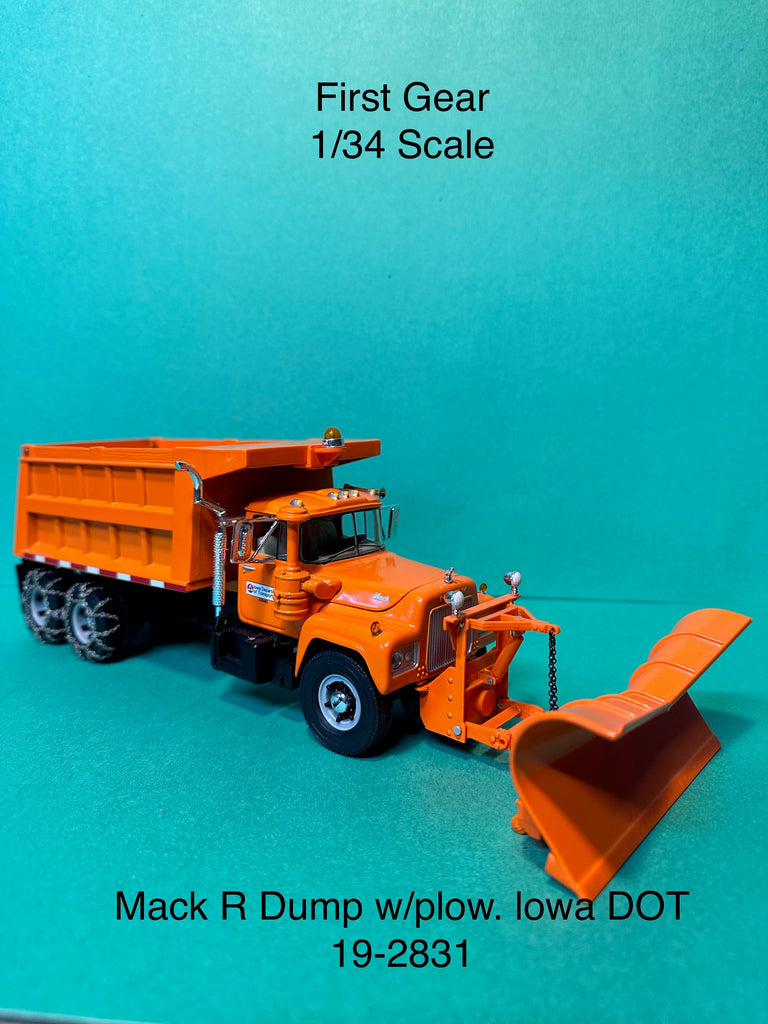 First Gear Mack R-Model Dump Truck w/ Plow Iowa DOT – The Cape Cod