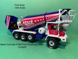 First Gear Mack FCM Series Front Discharge Concrete Mixer