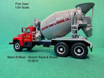 First Gear1960 Mack B-Model Cement Mixer Boston Sand & Gravel