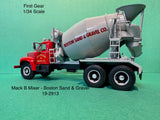 First Gear1960 Mack B-Model Cement Mixer Boston Sand & Gravel