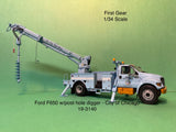 First Gear Ford F-650 w/ Digger Derrick City of Chicago