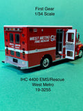 First Gear International 4400 w/ EMS/Rescue Body West Metro