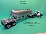 First Gear Mack Granite w/ Heil Dry Bulk Trailer Lafarge