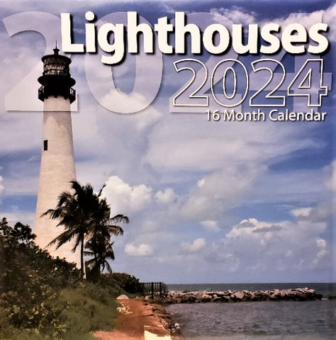 2024 Lighthouse Wall Calendar front