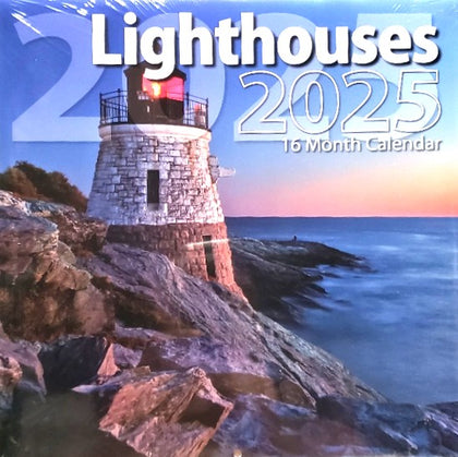 2025 Lighthouse Wall Calendar