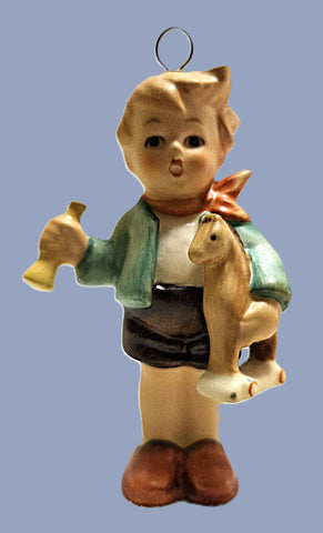 Hummel Boy With Horse Ornament