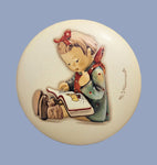 Hummel Book Worm Round Trinket/Jewelry Box
