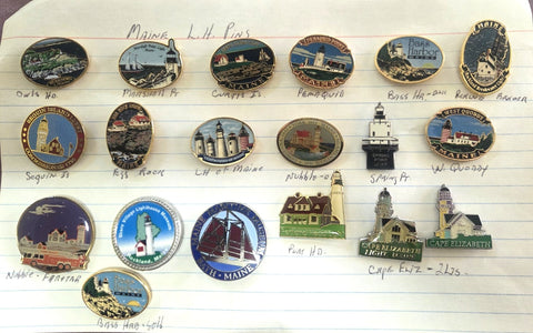 Maine Lighthouse Pins