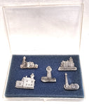 Pewter New York Lighthouses Pin Set