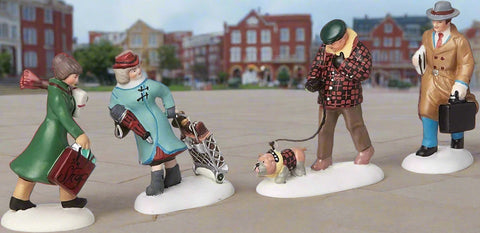 Separtment 56 Busy City Sidewalks