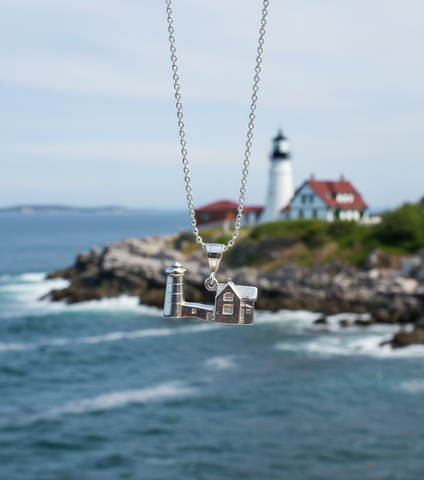 Cape Neddick (Nubble) Lighthouse Necklace