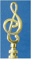 Clef Lamp Finial