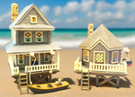 Department 56 "East Cape Cottages"