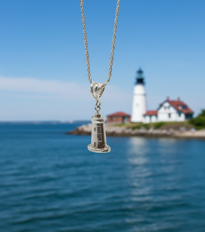 Edgartown Lighthouse Necklace