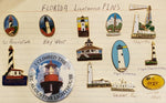 Florida Lighthouse Pin Set