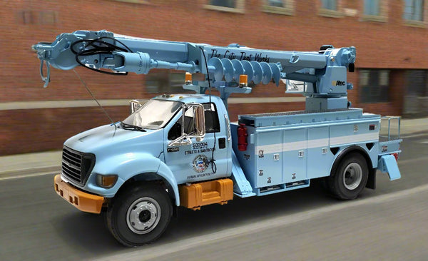 First Gear Ford F-650 w/ Digger Derrick City of Chicago – The Cape